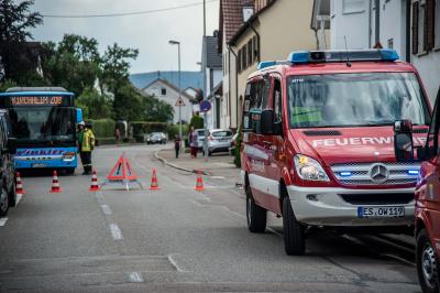 Dettingen unter Teck: Brand im Heizraum sorgt fuer starke Rauchentwicklung